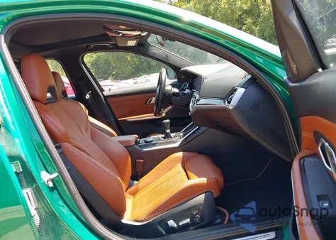 2022 BMW M3 Sedan from USA, damaged, VIN WBS53AY07NFM88951